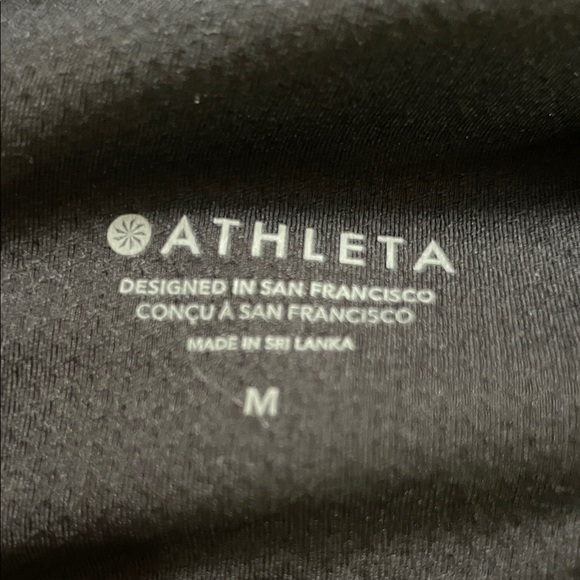 ATHLETA|Velvet Black Blue Swirl Women's yoga Top|Medium| EUC - Picture 5 of 7